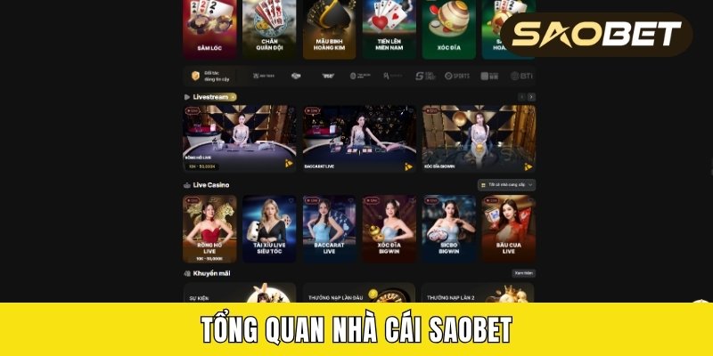 Tổng quan nhà cái Saobet